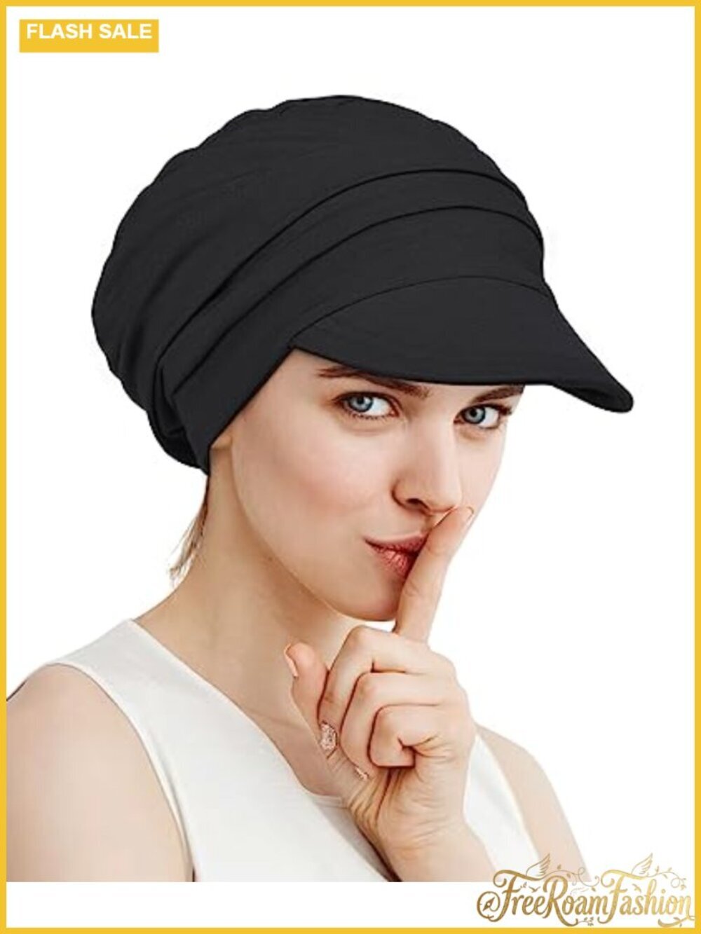 Viscose Slouchy Oversized Baseball Cap Slouch Hat Foldable Visor